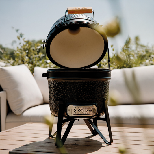 OMER. Keramische BBQ Antraciet 33cm by BergHOFF