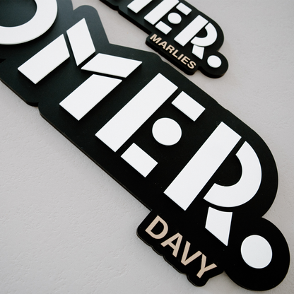 Gepersonaliseerd OMER. sign