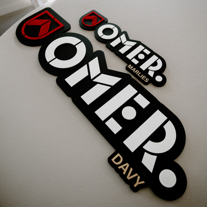 Gepersonaliseerd OMER. sign