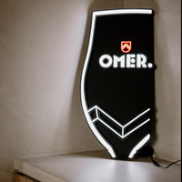 OMER. Glas - Led Sign